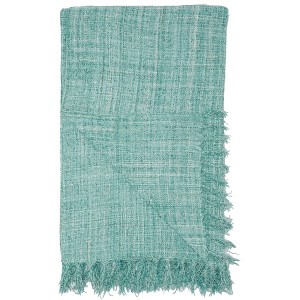 Indoor/Outdoor Throw Blanket Aqua - Mina Victory, Blue
