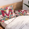 Deny Designs Standard Burcu Korkmazyurek Summer Botanical Monogram Pillow Shams - 2 of 3
