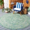 Courtyard CY8680 UV & Stain Resistant Non-Shedding Power Loomed Indoor/Outdoor Rugs - Safavieh - 2 of 4