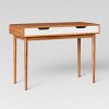 Touraco Wood Writing Desk with Carved Drawers - Opalhouse™ - image 2 of 3