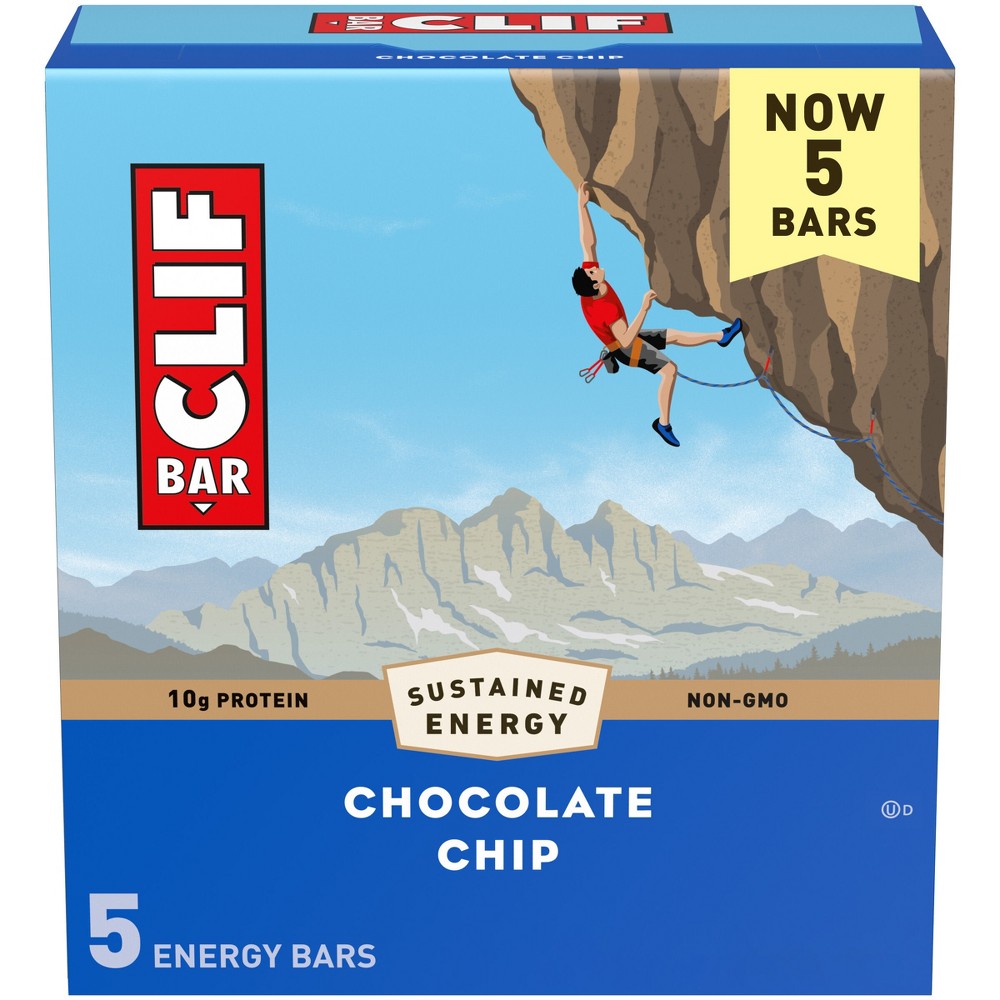 Clif Bar Chocolate Chip Bars - 12oz/5ct