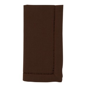 Saro Lifestyle Saro Lifestyle Hemstitched Border Table Napkins (Set of 12) - 1 of 4