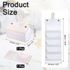 Unique Bargains Portable Leather Travel Sunglasses Eyewear Accessories Organizer - 2 of 4
