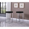 Best Master Furniture,Dorrington Modern Velvet Backless Bar Stool (Set of 2) - 2 of 2