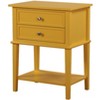 Passion Furniture Newton 2-Drawer Nightstand (28 in. H x 22 in. W x 16 in. D) - 2 of 4