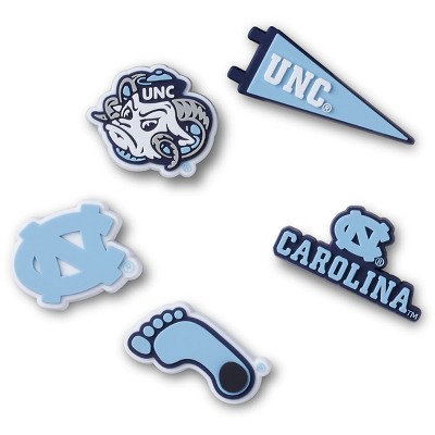 Crocs Jibbitz University of North Carolina Sports Shoe Charms 5pk