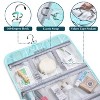 PAVILIA Hanging Toiletry Bag Women Men, Travel Kit Foldable Waterproof Organizer, Roll up Cosmetics Makeup Essentials Jewelry Case - 3 of 4