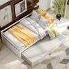 Daybed with Trundle Frame Set, Twin Size, White - 2 of 4