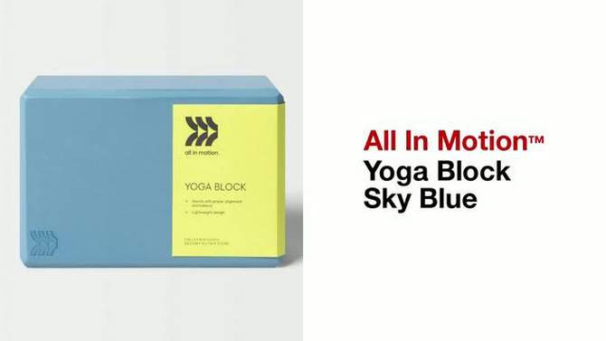 Yoga Block Sky Blue - All In Motion&#8482;, 2 of 5, play video