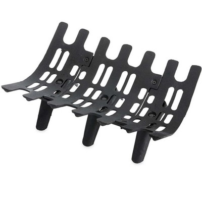 Plow & Hearth Large Cast Iron Deep-Bed Fireplace Grate