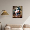Art Remedy Jan van Huysum - A Delft Vase with Flowers Vintage Classic Roses Wall Art Framed - 3 of 4
