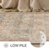 Abynow Diamond Distressed Persian Style Washable Indoor Rug - 3 of 4