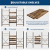 COZONY 3-Column Bookcase with Adjustable Shelves, Modern Storage Bookcase for Living Room Office Bedroom - 4 of 4