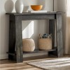 Hommoo Farmhouse 2-Tier Narrow Console Table - 3 of 3