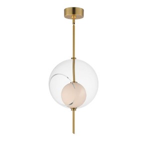 ET2 Lighting Martini 1 - Light Pendant in  Natural Aged Brass - 1 of 4