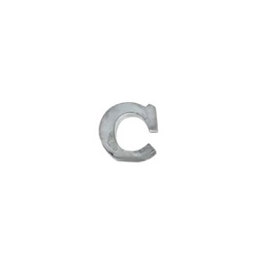 Slickblue Zinc Alphabet Letters, Individual A-Z & "&" Symbol, Wall Letters, Modern, Silver, 2.5"x2" Each - 1 of 4
