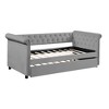 Twin Size Upholstery Daybed with Trundle for Bedroom or Apartment - 2 of 4