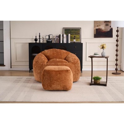 Vynxaria Foam Bean Bag Chairs for Adults