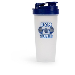Toynk "Gym & Tonic" Plastic Shaker Bottle | Holds Ounces - 1 of 4