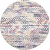 Washable Geometric Area Rug, Non-Slip Low Pile Foldable Stain-Resistant Floor Cover for Living Room Bedroom Dining Room - 4 of 4