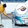 Unique Bargains Car Cleaning Brush Kit Car Wash Mop Wash Brush for Cars Auto RV Truck Blue Yellow 1pc - 2 of 4