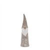 Floral and Leaf Carved Gnome (Set of 2) - 3 of 3