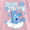 Girl's Care Bears Christmas Grumpy Bear Beary Merry T-Shirt - 2 of 4