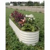Steel Raised Garden Bed Kit - Rust-Proof Open Base Design, Tool-Free Assembly, 1.5-2Ft Deep Planter Box for Vegetables, Herbs, Flowers - 3 of 4