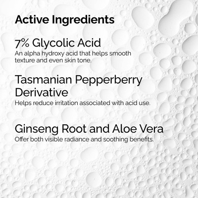 The Ordinary Glycolic Acid 7% Exfoliating and Brightening Daily Toner - 8 fl oz - Ulta Beauty
