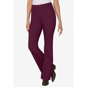 Woman Within Plus Size Bootcut Stretch Denim Jean - 1 of 4