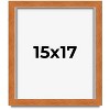 PosterPalooza | Flat Brown Picture Frame - UV Acrylic, Foam Board Backing, Hanging Hardware - 2 of 4