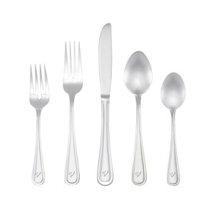 RiverRidge® 46pc Monogram Marina Silverware Set A-Z - 1 of 4