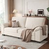 Garvee Modern Oversized Loveseat, Beige Upholstered Loveseat with Soft Spacious Armrests - 4 of 4