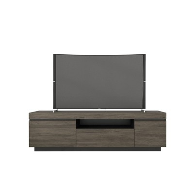 Lima TV Stand for TVs up to 68" Gray/Black - Nexera