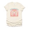 Simply Sage Market Wild And Free Butterfly Short Sleeve Tee - 2XL - Cream - 2 of 4