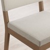 Nathan James Set of 6 Linus Dining Chair Flax - 4 of 4