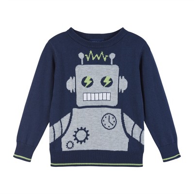 Andy & Evan Toddler Holiday Yeti Long Sleeve Tee : Target