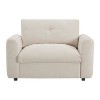GDFStudio George Modern Chenille Armchair with Dual-Port Charger - 2 of 4