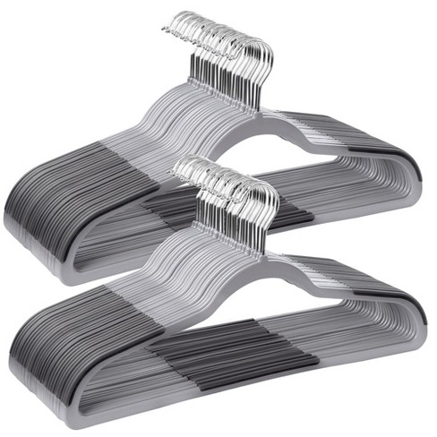 5pk Super Heavy Weight Hangers Gray - Room Essentials™ : Target