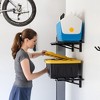 StoreYourBoard 1' x 2' Bristol Garage Wall Mount Shelves | 2 Pack | Black - 3 of 4