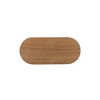 10" x 4.5" x 6" Yuma Natural Wood Oval Storage Caddy w/ Handle - 4 of 4