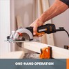 Worx WX439L 4.5 Amp WORXSAW 4.5" Electric Compact Circular Saw - 3 of 4