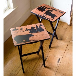 Plow & Hearth Wilderness TV Trays, Set of 2 - 1 of 1