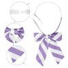 Elerevyo Women's Stylish Adjustable Elastic Band Pre-tied Stripes Bow Ties - 3 of 4
