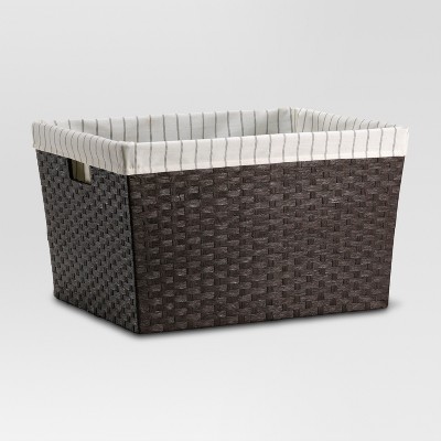 small square laundry basket