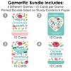 Big Dot of Happiness Colorful Floral Happy Mother's Day - 4 We Love Mom Party Games - 10 Cards Each - Gamerific Bundle - 3 of 4