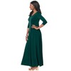 Jessica London Women's Plus Size Double-V Maxi Dress - 4 of 4