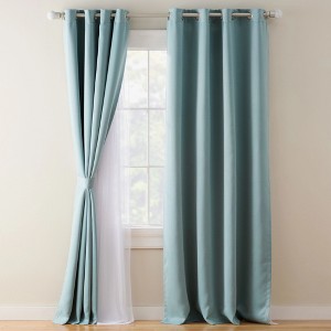 TOWN & COUNTRY LUXE Oslo Double Layer Indoor Curtains - 1 of 4