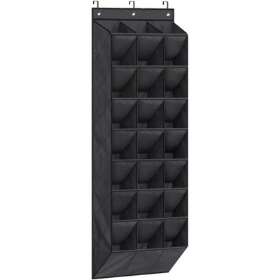 8 Tier Over The Door Organizer, 24 Pairs Shoe Rack for Front Door Entrance Wall Shoe Storage Hanging Shoe Organizer