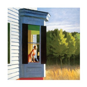 Trademark Fine Art -Edward Hopper 'Cape Cod Morning' Canvas Art - 1 of 4
